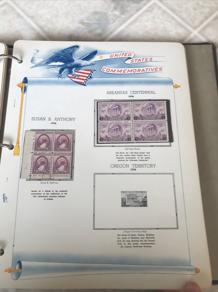 1949 The White Ace US Historical Album For The Commemorative Issues of the U S