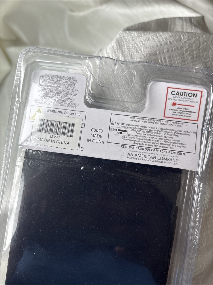 Laser Pointer Keychain with 42 Interchangeable Asst. Pattern Tips