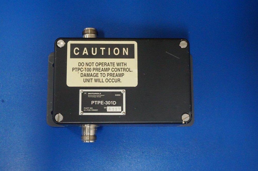 Motorola Inline RF Preamplifier PTPE-301D