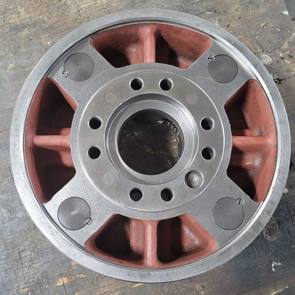 12in Bison Lathe Chuck – 4 Jaws Plain Back