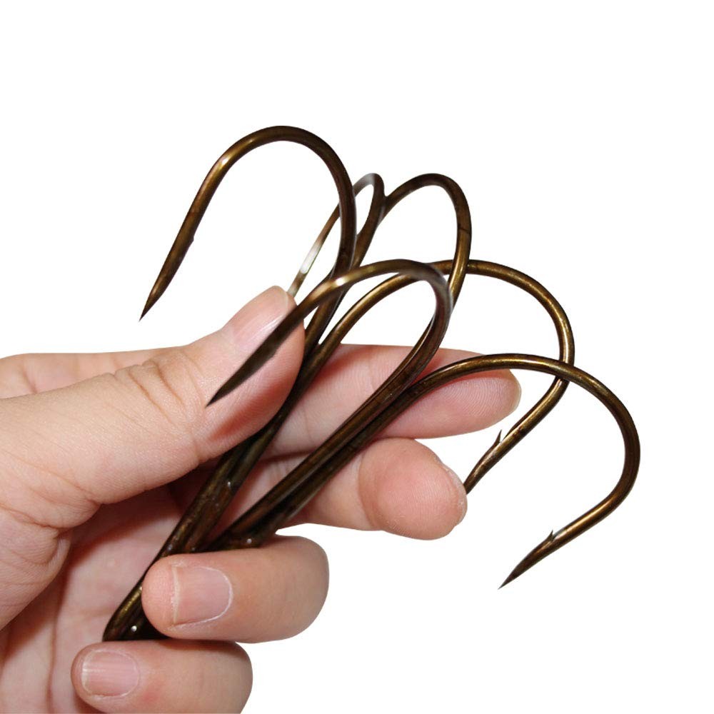 Classic Treble Hooks, Standard Strength, Large Sharp, Triple Barbed, 12/0