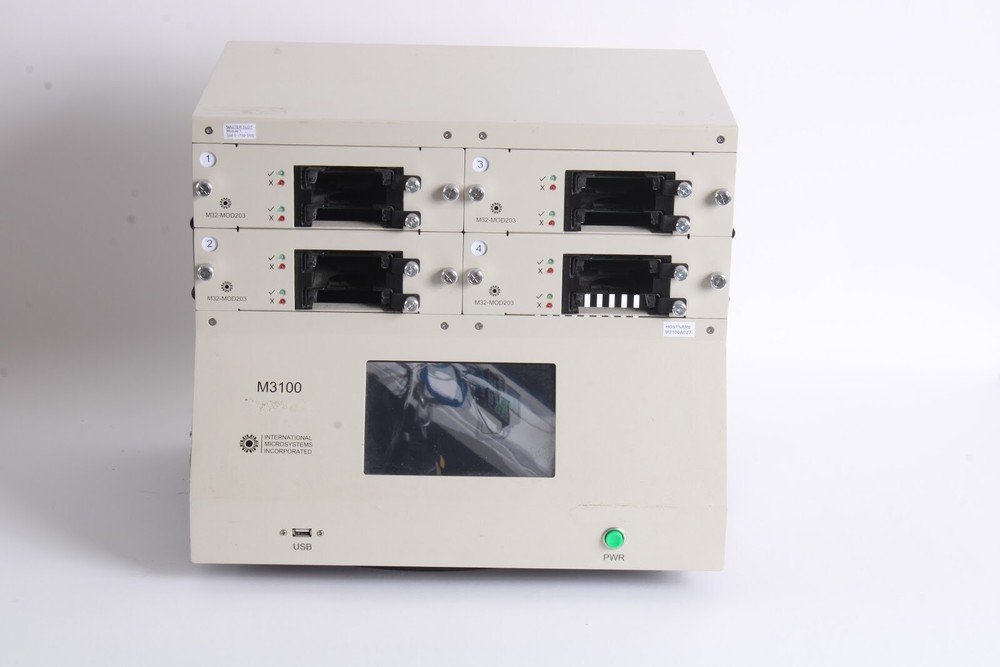 International Microsystems M3100 SATA & SAS High Speed Duplicator With Modules