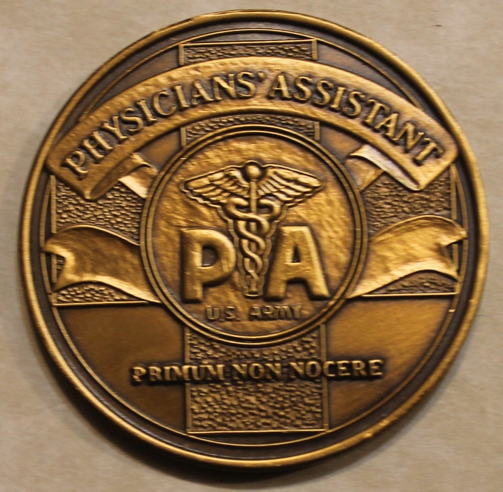 Physician's Assistant PA Army Challenge Coin