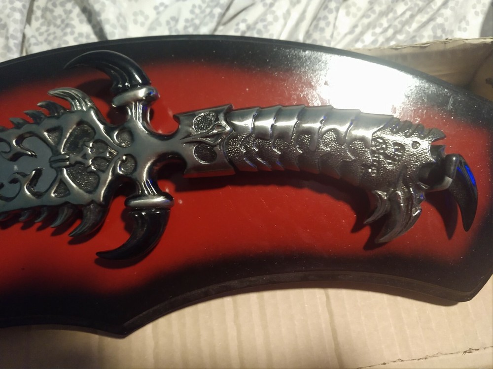 Collectible Dagger with Wooden Display