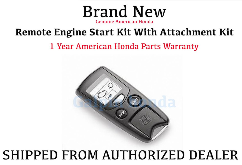Genuine OEM Honda Pilot Remote Start Kit 2009-2013
