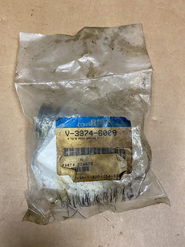 Johnson Controls V-3974-6008 Spring Kit New