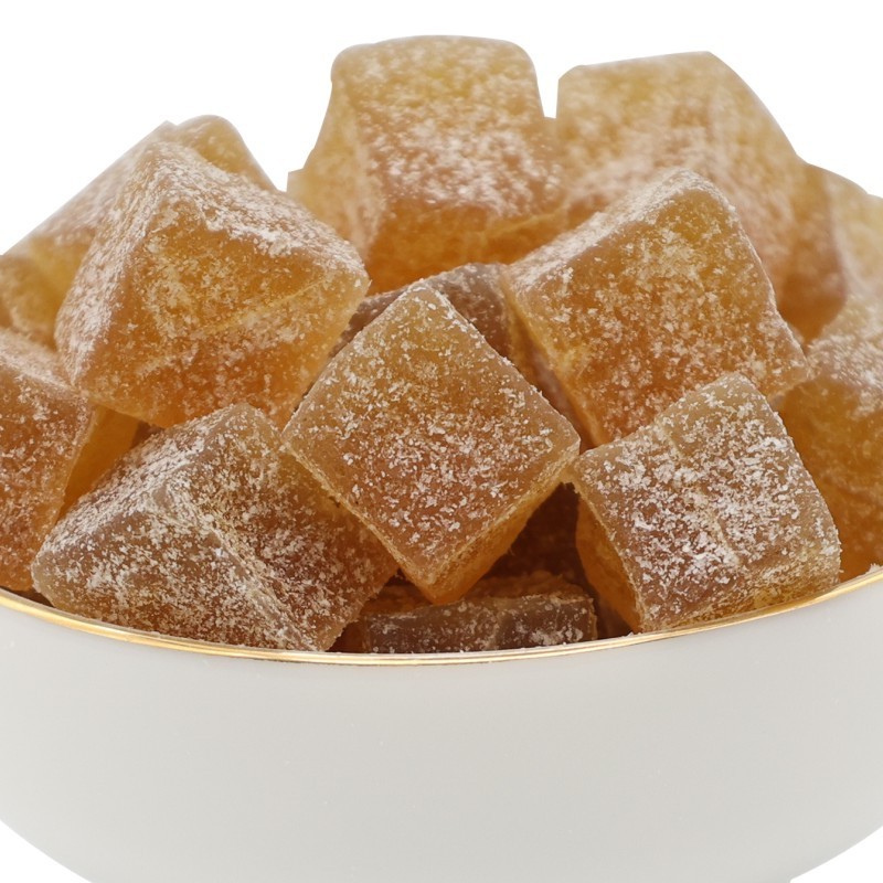 Ginger Chews Candy Natural Original Candy Bulk Jar 7.05oz