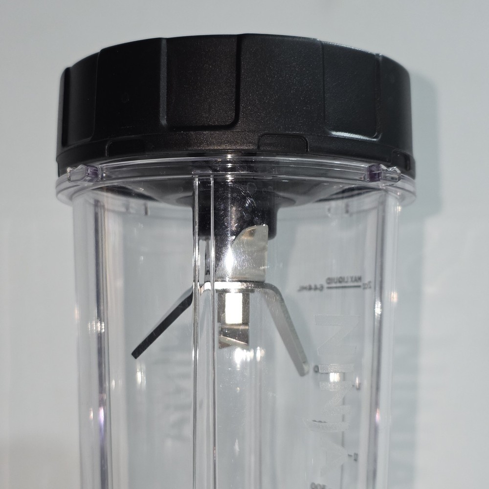 Ninja 21oz Blender Cup set with Blade Assembly and Lid, Reusable Plastic