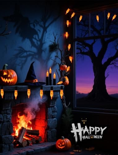 Rustic Elegance, 50Ft Flickering Flame String Light/Size: 50FT; Finish: Frosted
