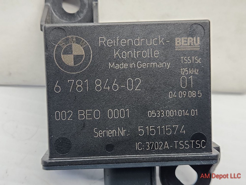 2009 BMW 135i 128i E82 E88 TPMS Sensor RDC Trigger Transmitter 36236781846