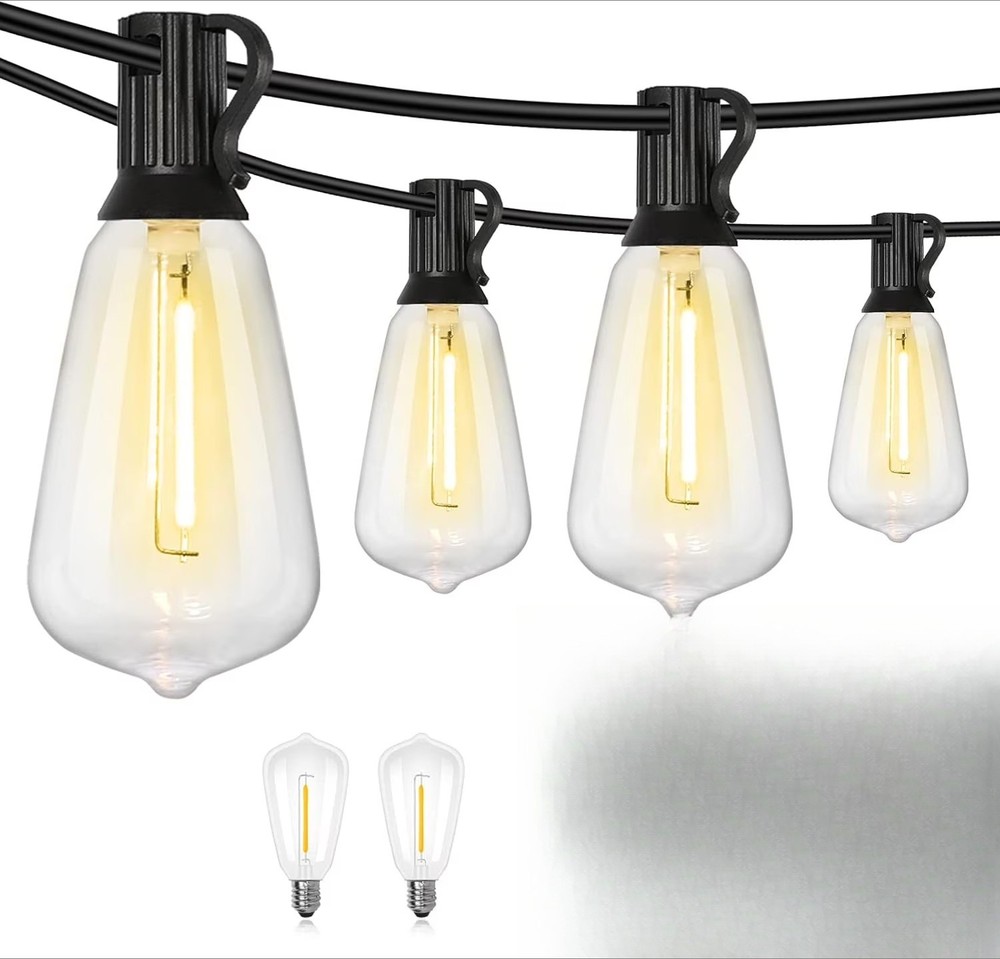 Outdoor String Lights, 50FT