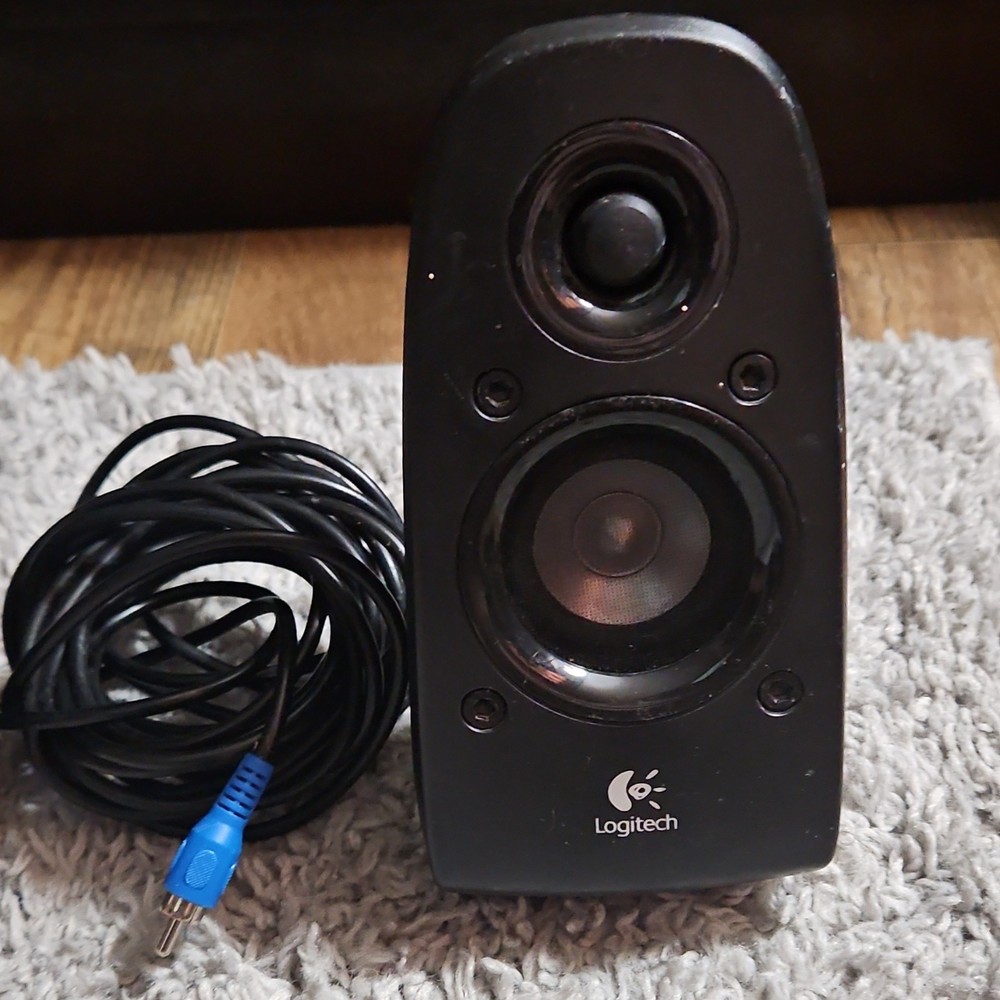 Logitech 2.0 Channel Wired Computer Speakers Black RCA Audio Inputs