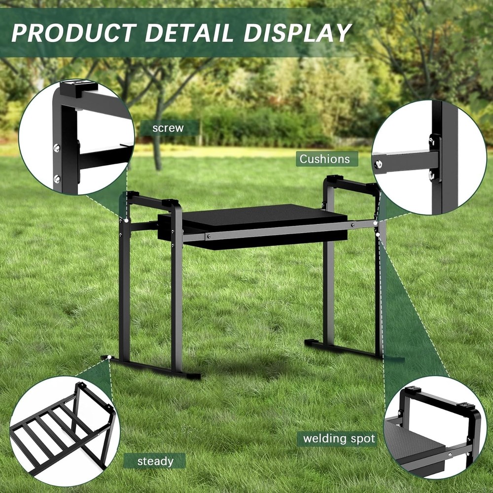 Innovative Multi-Purpose Garden Kneeler with Tool Bag - Strong & Stable Support