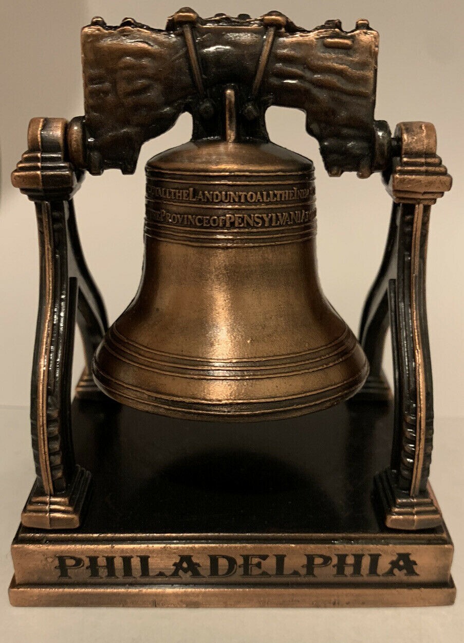 Liberty Bell on a metal stand