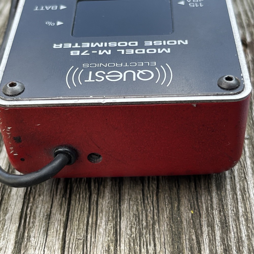 Quest Technologies M-7B Noise Dosimeter In Case - Free Same Day Shipping!
