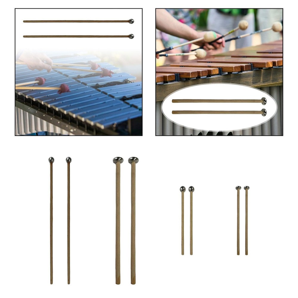 2 Pieces Glockenspiel Mallet Marimba Mallets for Players