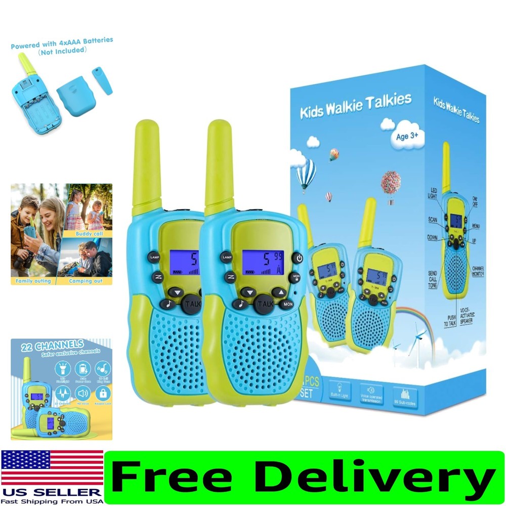 Walkie Talkie Set for Kids - Fun Communication Tool, 3 Miles Range, Easy to Use