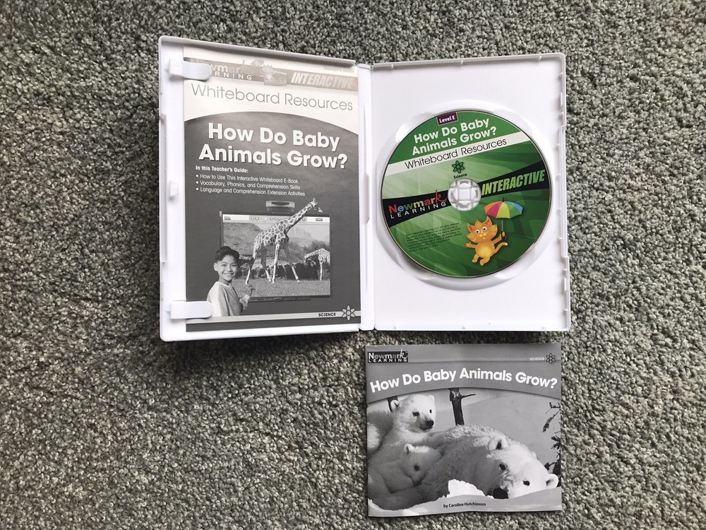 Newmark Interactive Whiteboard Resources Science Vol. 2 5 CD-ROM Set VG Cond