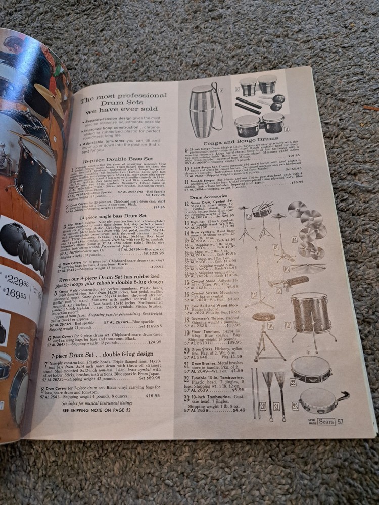 Vintage 1970 Sears Electronics Catalog Speakers Stereos Phonographs Instruments