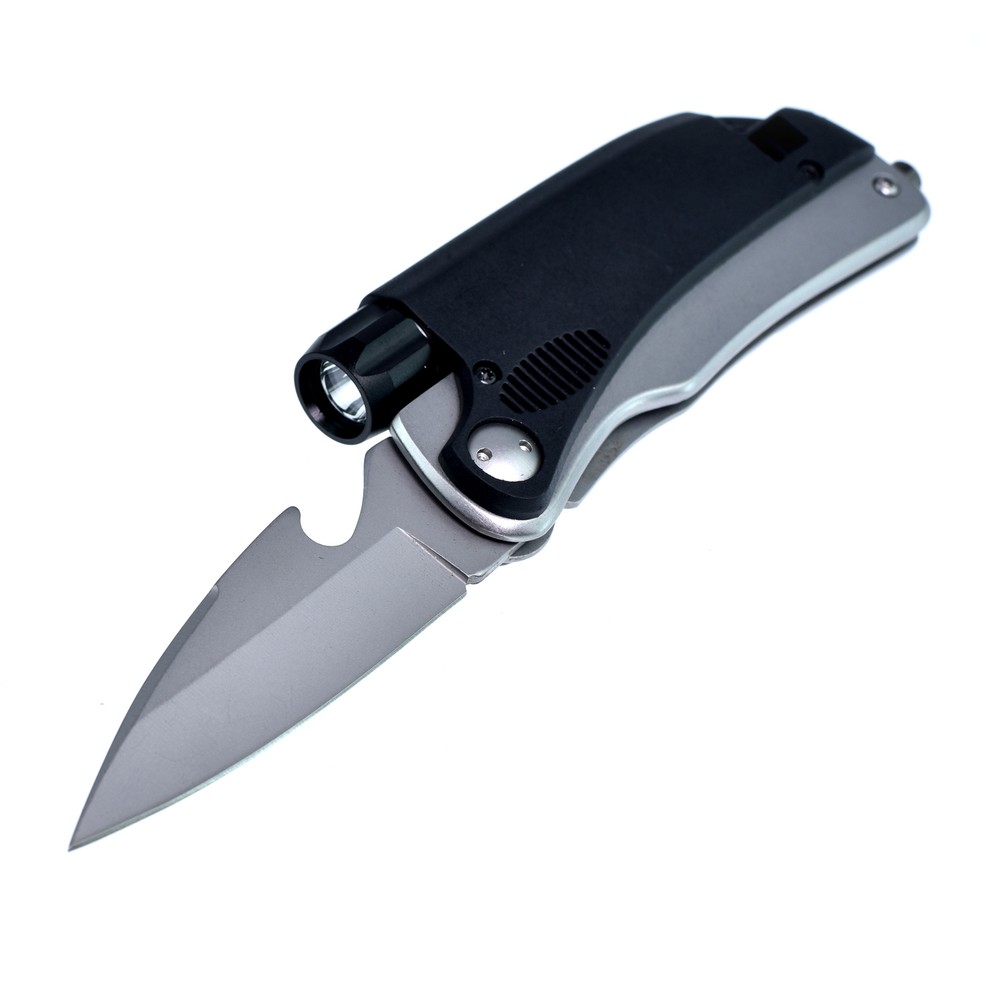 7 in 1 Multi Function EDC Tools Knife LED Light Whistling First Attack Opener