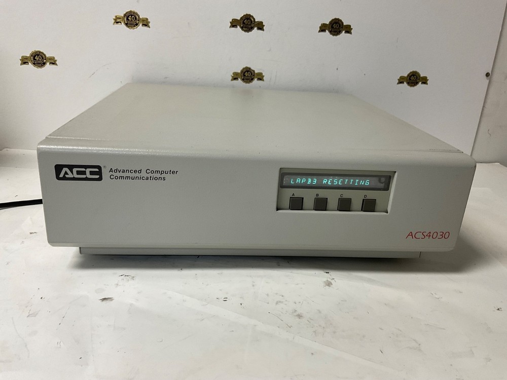 ACC Advanced Computer Communication model ACS4030 powers up & self test fine