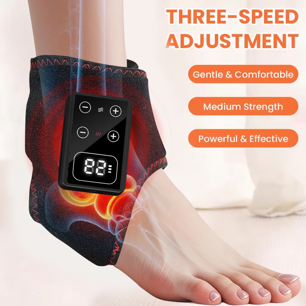 Heated Infrared Red Light 660nm & 850nm Foot Ankle Massager Therapy Pain Relief