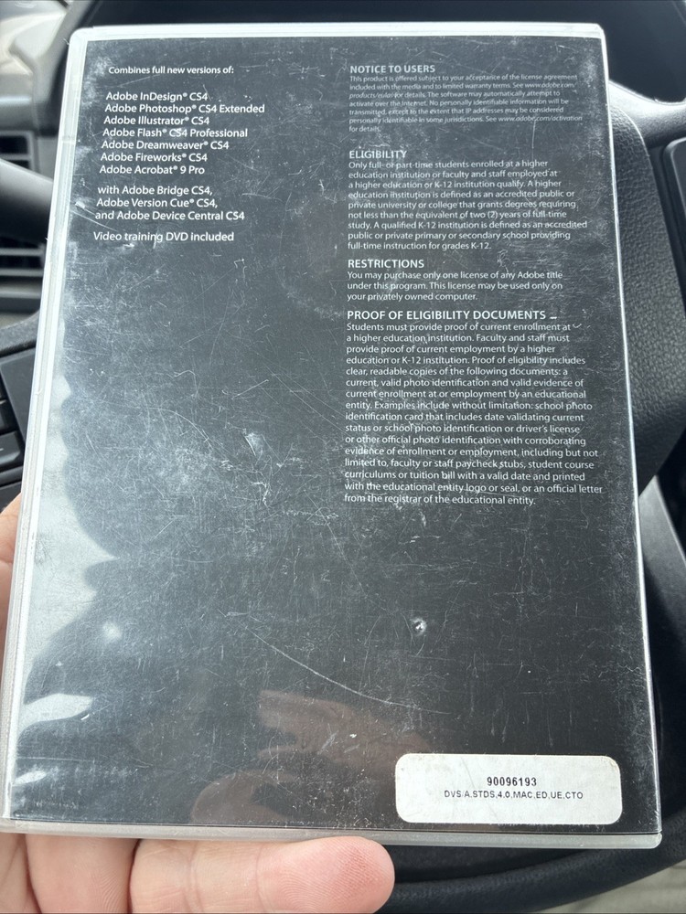 Adobe Creative Suite 4 Mac OS