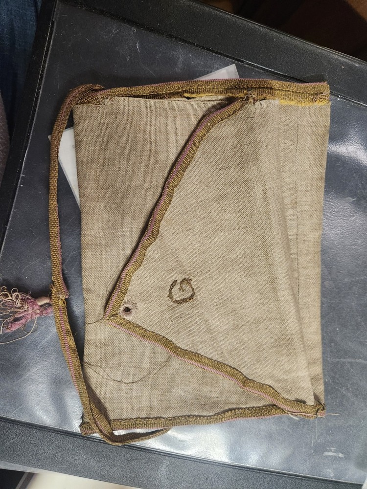 Rare museum item cloth envelope