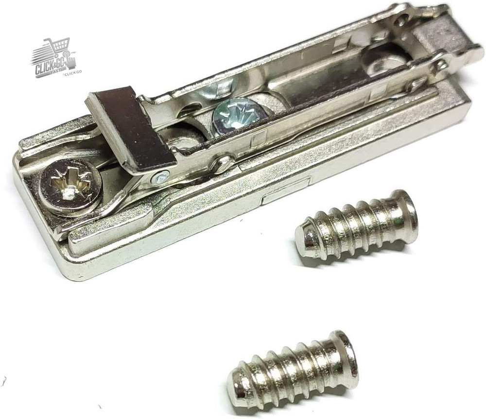 - Straight decelerating hinge "cushioned closure" retractable, Ø35 mm, open