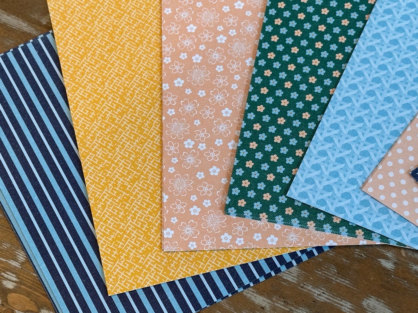 Stampin' Up Regency Park Tea Boutique Butterfly Kisses Dandy Garden DSP 6 x 6