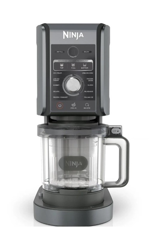 Ninja 0.5qt Stainless Steel Creami Deluxe NC501 New Open Box