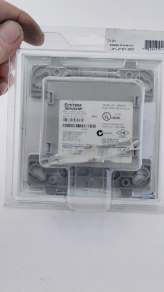 "System Sensor M500DM Intelligent Dual Input Monitor – Pulled, Untested, As-Is"