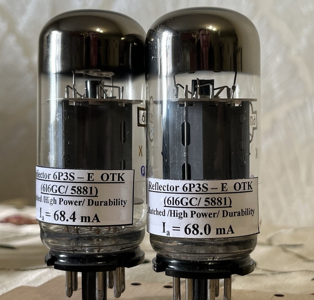 Matched Pair/ Quartet/ Sextet 6P3S - E (6l6/6l6GC/5881) PRECISE TESTING Military