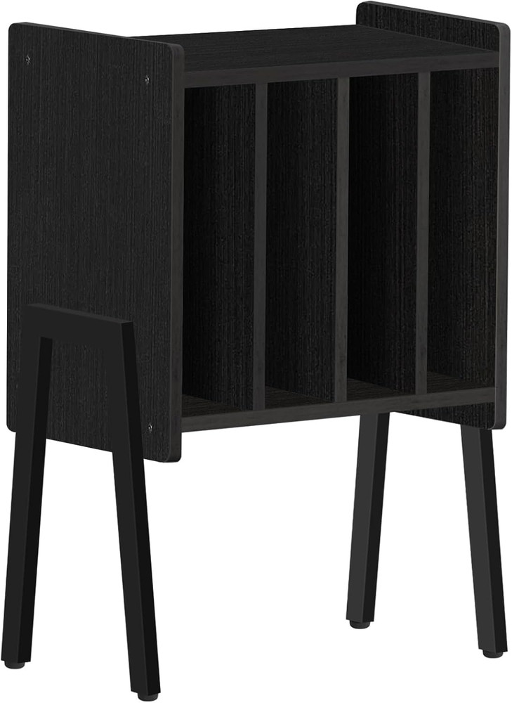 Record Player Stand, Record Storage Table, End Table with Vinyl Holder Display S