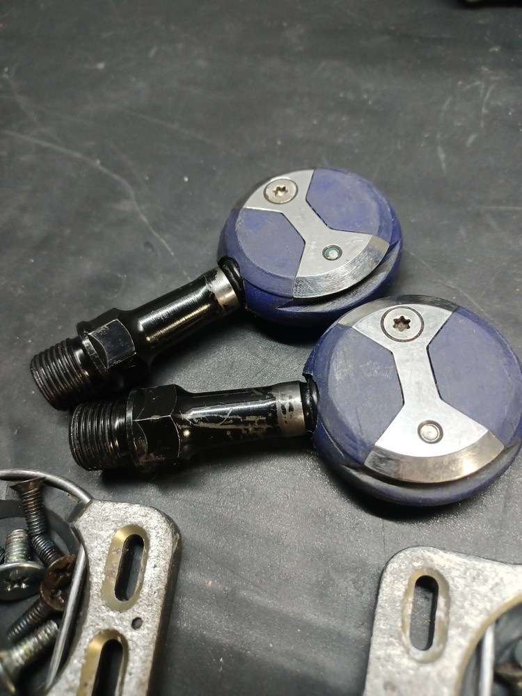 Speedplay X5 Pedals CroMoly Spindle Cleats & Hardware Clipless Vintage Zero Frog