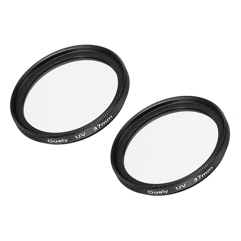 UV Lens Filters, 37mm Thin Protective Multilayer Frame, 2pcs