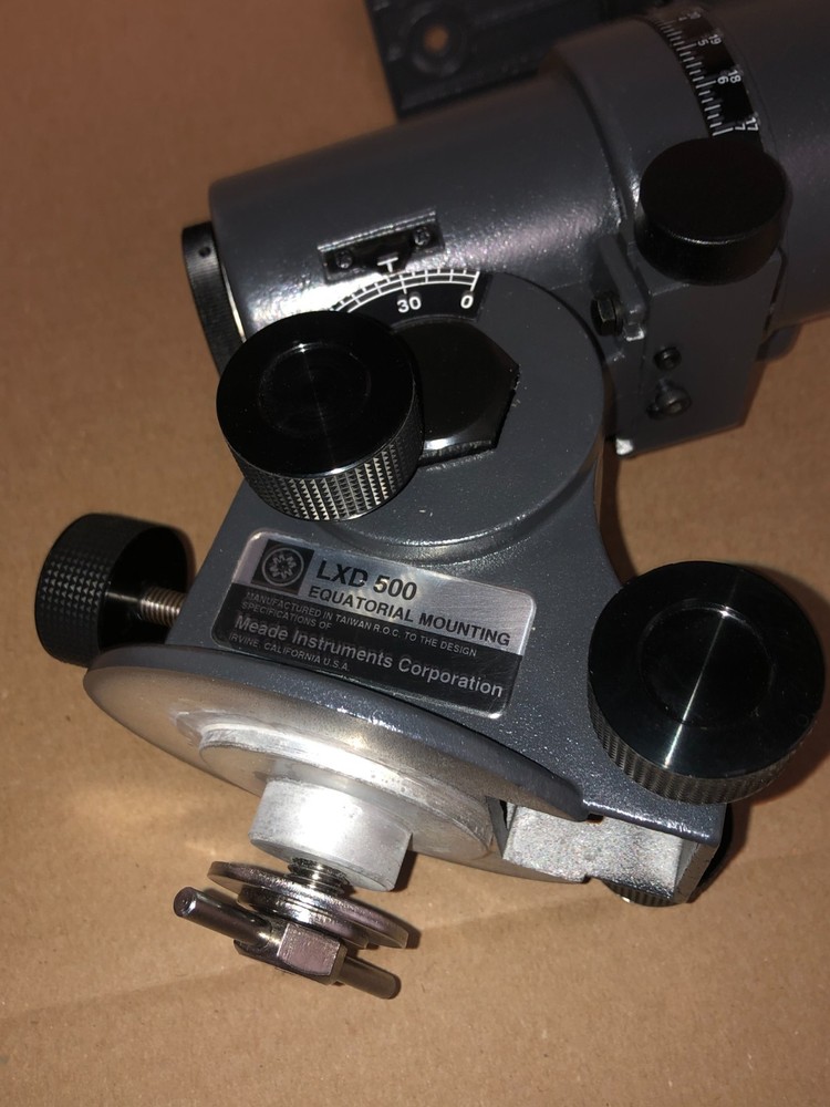 MEADE LXD 500 EQUATORIAL MOUNTING