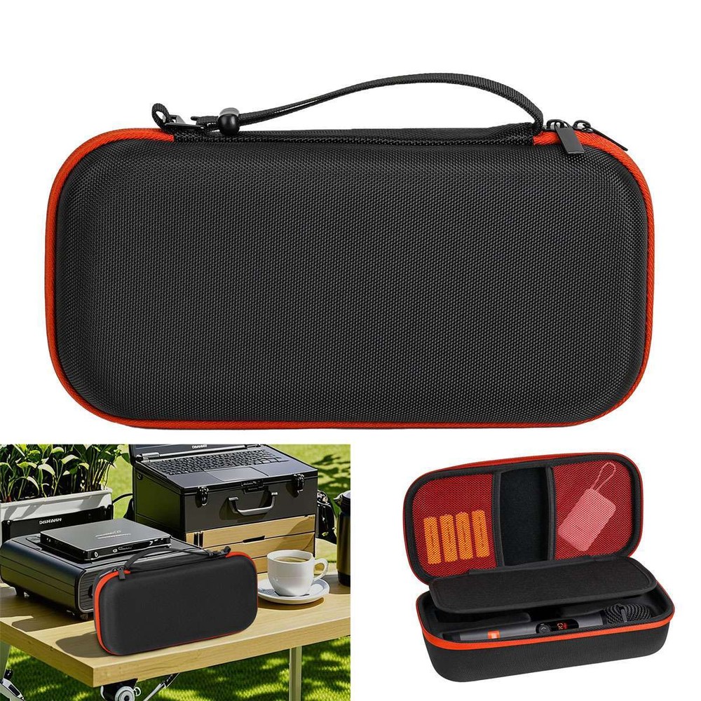 Wireless Microphone Case Compatible with JBL-PartyBox Wireless,Black Sturdy Case