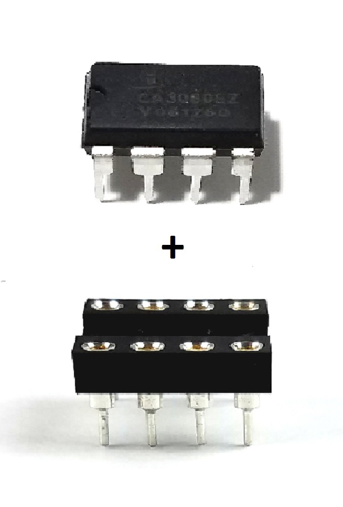 4PCS Intersil CA3080EZ + Sockets - Operational-Transconductance Amplifier New IC