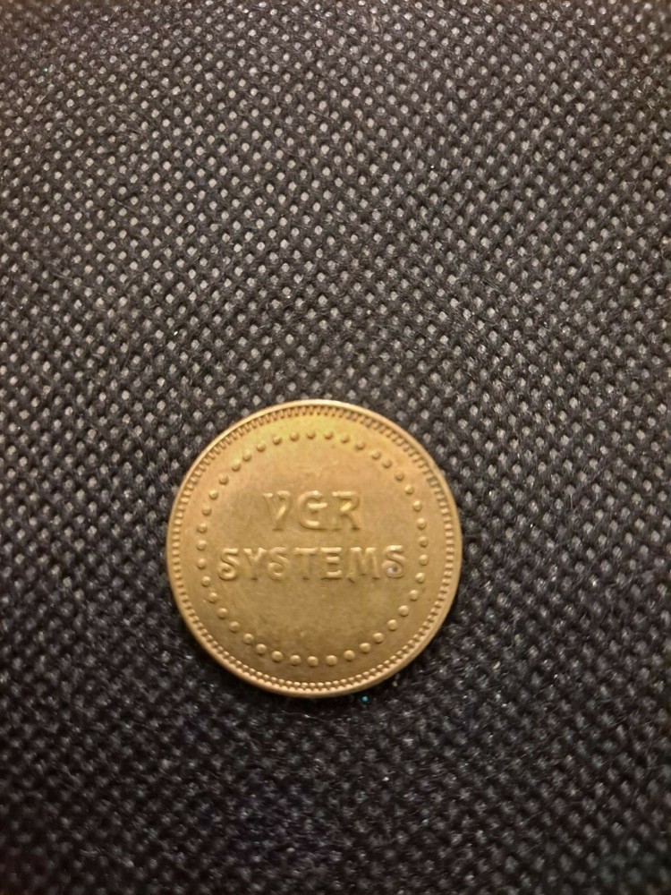 VGR SYSTEMS ARCADE TOKEN! e3698XCX