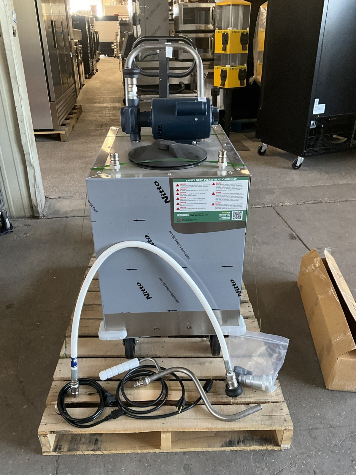 2023 Frontline International 47SS Grease Caddy Heated Grease Oil Filter 47 gal