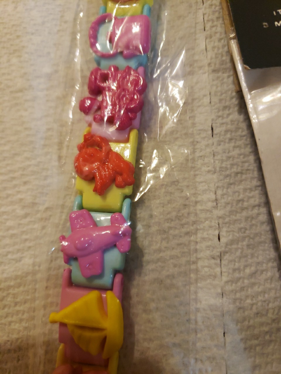 VTG 1980s Clip On Bell Charms /Chains &1 Snap On Bracelet