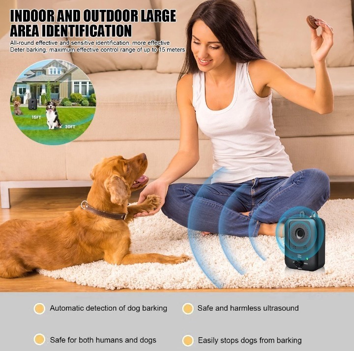 Anti Barking Device for Dogs, Auto Dog Bark Device Adjustable Level control