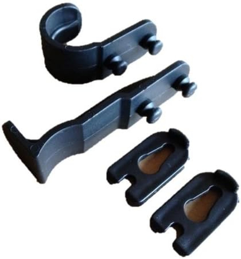 Plastic Mailbox Latch Set Replacement Kit – Black, Easy Install, Standard Mailbo