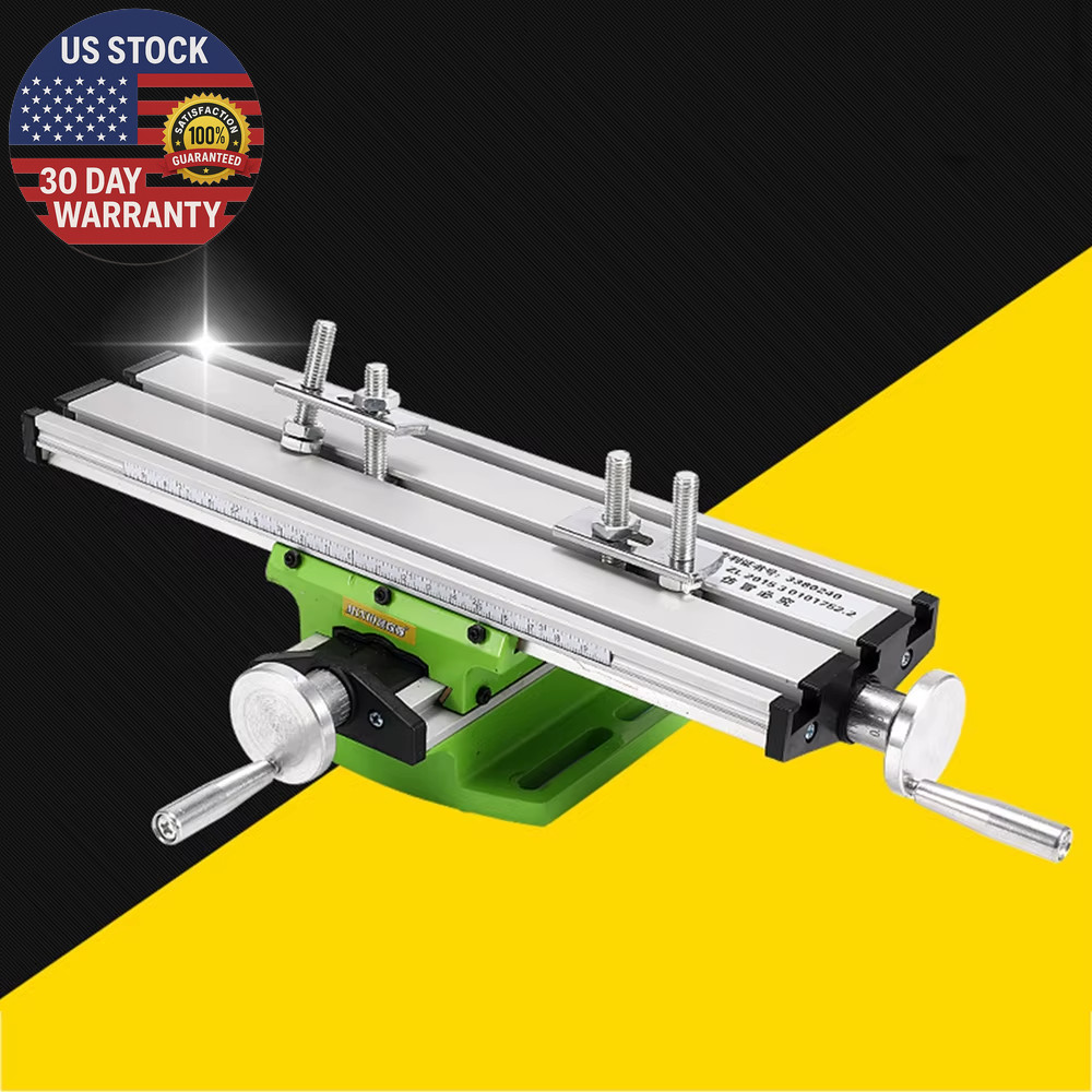 Multifunction Worktable Milling Machine Working Slide Table Vise Fixture Adjustm