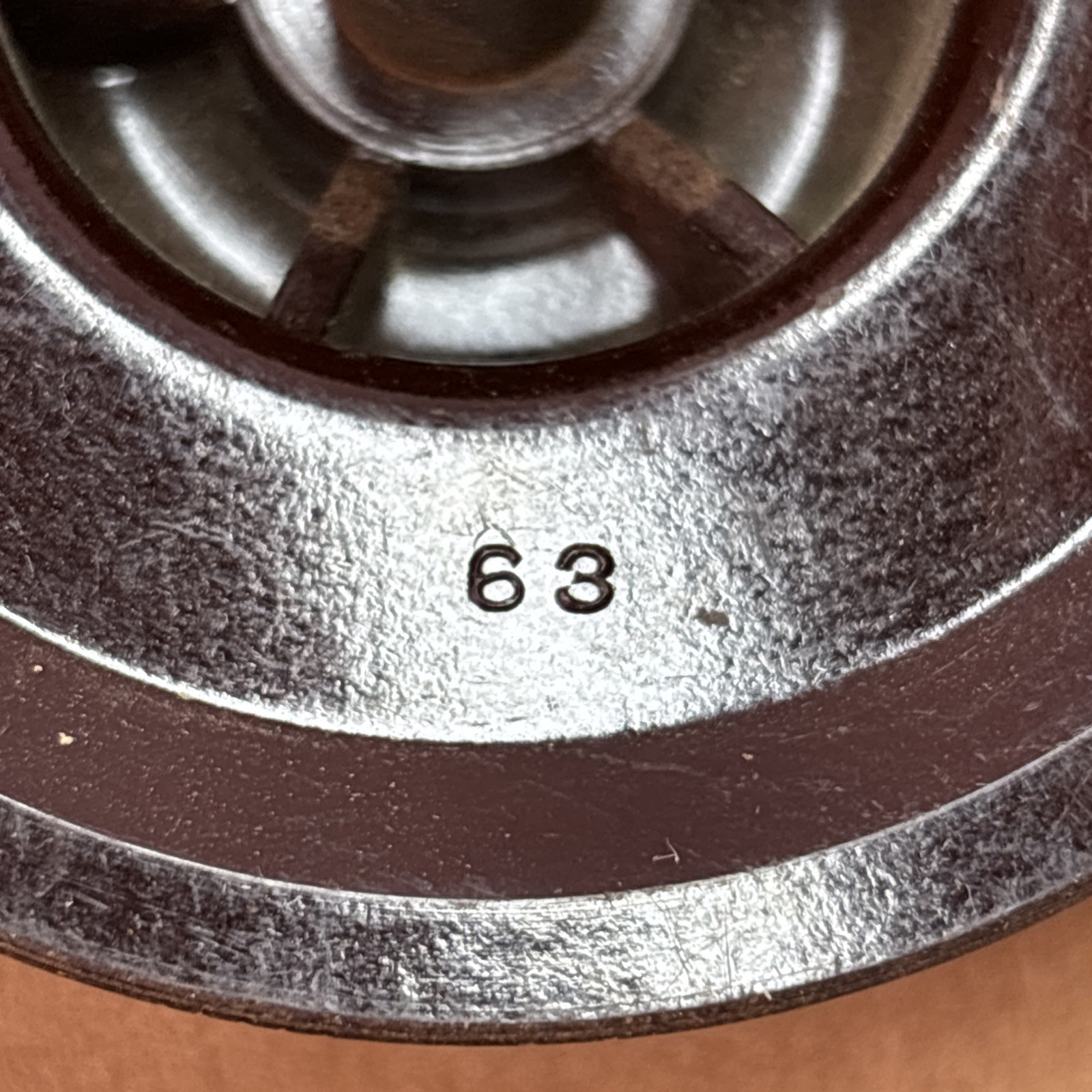 VTG Atwater Kent 1920's Brown 3 1/4" 0-100 Indicator Knob NO Set Screw (QTY)