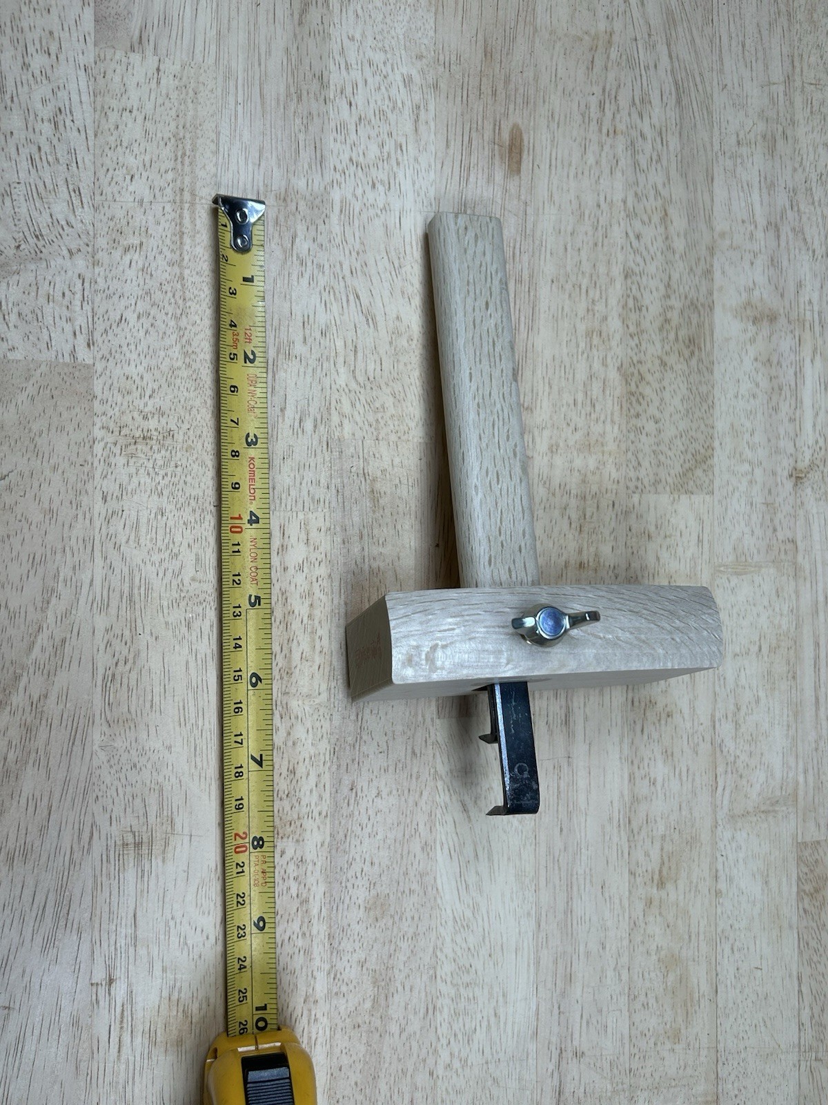 Japanese Marking Gauge (Kebiki). Japanese White Oak. New Old Stock.