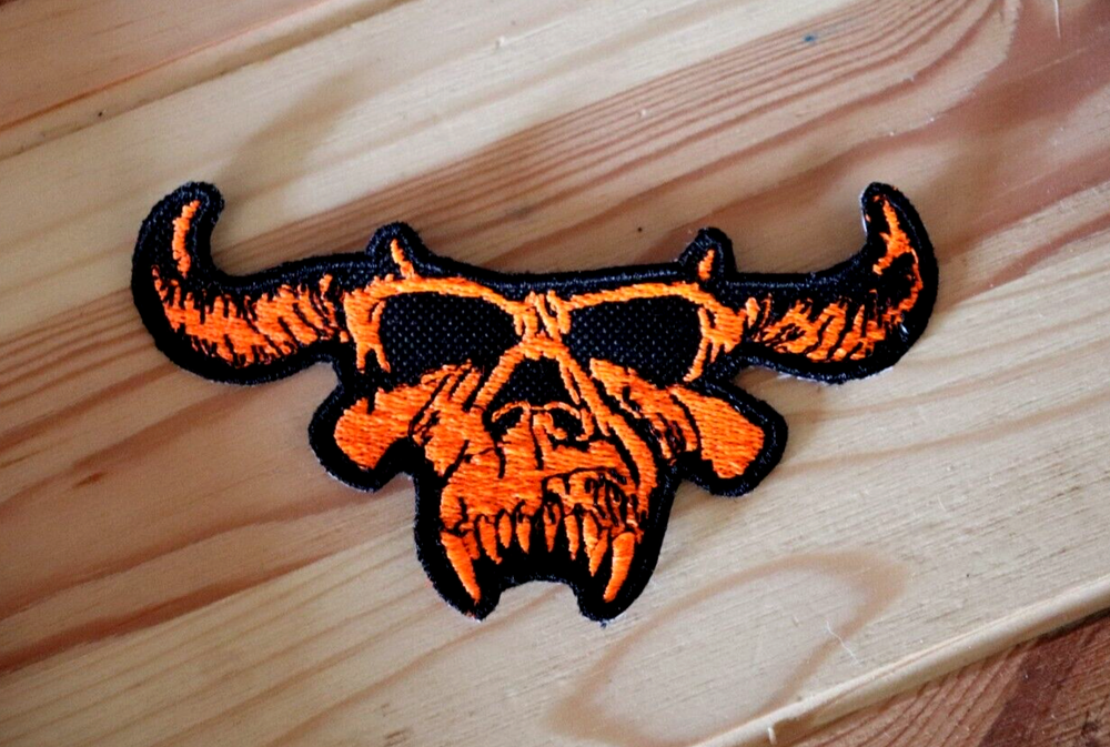 Danzig Skull Patch Embroidered Small Patch Metal 90s Misfits Samhain Quality