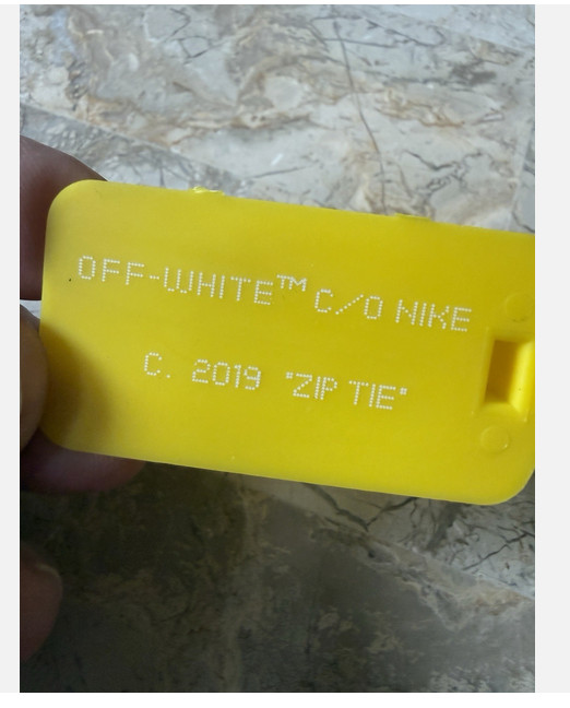 FAST SHIPPING "The Ten" ZIP TIE TAG Blue WHITE GREEN Red Replacement x Off-White