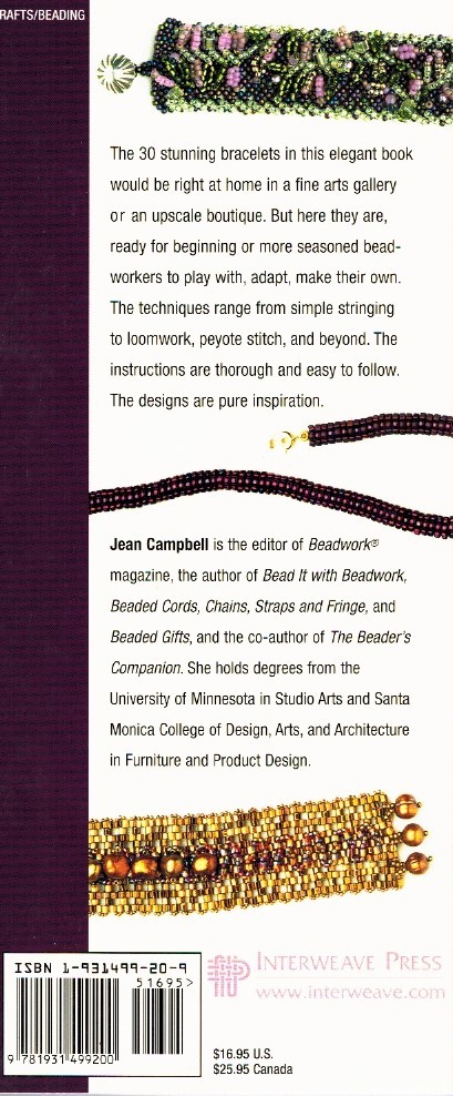 Beadwork Creates Bracelets by Campbell, Jean 2002 Softcover